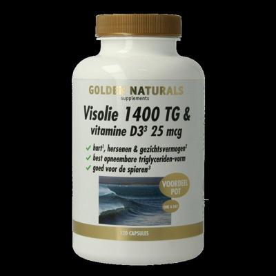 Visolie 1400 TG vitamine D3 120 Softgels Visolie 1400 TG vitamine D3 120 Softgels