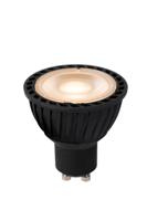 Lucide MR16 - Led lamp - Ø 5 cm - LED - GU10 - 1x5W 2700K - Dag/nacht sensor - Zwart - thumbnail