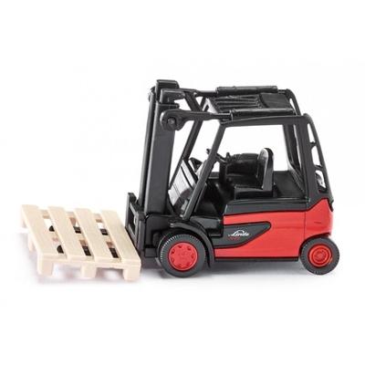 Siku 1311 linde vorkheftruck 7x4cm rood