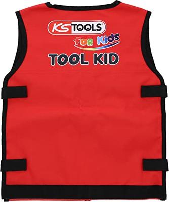 KS Tools 100200 Gereedschapsvest voor kinderen met assortiment, 9-delig