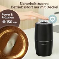 Clatronic KSW 3806 264005 Koffiemolen Zwart Slagmessen - thumbnail