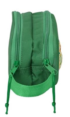 Pennenetui met 2 vakken Real Betis Balompié Groen 21 x 8 x 6 cm 3D