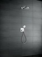 Hansgrohe ShowerSelect thermostaat afbouwdeel voor 2 functies met slangaansluiting en wandhouder, chroom - thumbnail