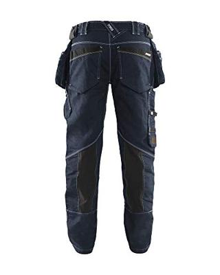 Blåkläder X1900 werkbroek denim stretch blauw/zwart maat 50
