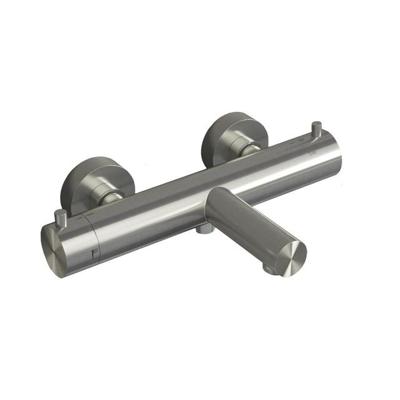 Hotbath Archie Thermostatische badmengkraan met uitloop RVS 316 AR122IX Hotbath Archie Thermostatische badmengkraan met uitloop RVS 316 AR122IX