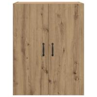 Hangkast artisanaal eikenkleurig 69.5 x 34 x 90 cm Bewerkt hout - thumbnail