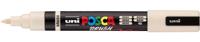 Uni Posca paintmarker PC-5BR, 1 - 4 mm, penseel punt, beige - thumbnail