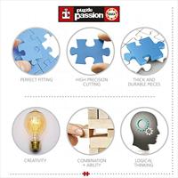 EDUCA-puzzel 1500 symbolen van Noord-Amerika - thumbnail