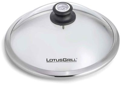 LotusGrill Glazen deksel Mini Ø290mm met geïntegreerde thermometer