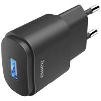 Hama USB-oplader 6.00 W 1x USB-A Zwart Binnen - thumbnail