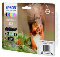 Epson Squirrel Multipack 6-colours 378 Claria Photo HD Ink - thumbnail