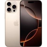 Apple iPhone 16 Pro Max (256 GB) - Desert titanium + Siliconenhoesje met MagSafe - Zwart - thumbnail