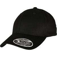 Flexfit FX7706FF Flexfit 110 Curved Visor Snapback - Black - One Size - thumbnail