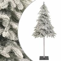 VidaXL Kunstkerstboom met sneeuw 210 cm - thumbnail