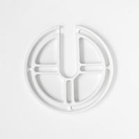 Tussenring wit 449-250 voor wandlampen - thumbnail