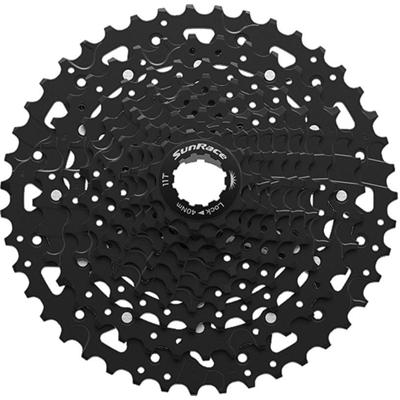 Superior Sunrace cassette csus700 ta3 10v 11-43t zwart Superior Sunrace cassette csus700 ta3 10v 11-43t zwart
