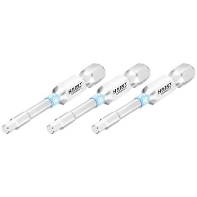 HAZET Bit 2204NSLG-3/3 · 1/4 inch (6,3 mm) zeskant massief · Binnen-zeskant-profiel · 3-delig · SW 3 mm HAZET Bit 2204NSLG-3/3 · 1/4 inch (6,3 mm) zeskant massief · Binnen-zeskant-profiel · 3-delig · SW 3 mm