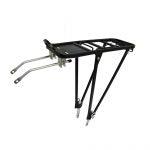 VWP achterdrager hybride 26/28" alu zwart