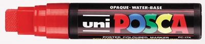 Paintmarker uni posca pc17k eb rechthoek rood
