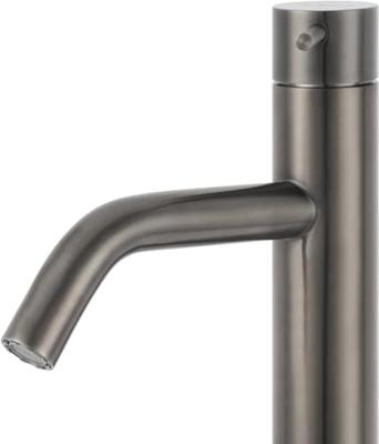 Qisani Flow medium wastafelkraan gun metal