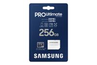 Samsung Pro Ultimate 256GB + SD-adapter Micro SD-kaart Blauw - thumbnail