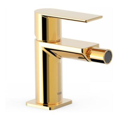 Bidetkraan Tres Loft | Opbouw | Mengkraan | 1-hendel | Rond | 24k Goud glans
