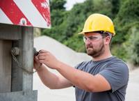 Veiligheidshelm geel - thumbnail