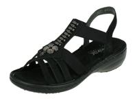 Zwarte Rieker Sandalen - thumbnail