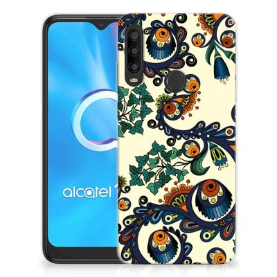 Siliconen Hoesje Alcatel 1SE (2020) Barok Flower Siliconen Hoesje Alcatel 1SE (2020) Barok Flower