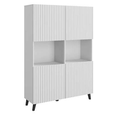 Meubella Dressoir Pulse 2 - Wit - 120 cm
