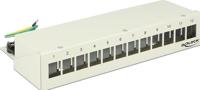 DeLOCK Keystone Desktop Patch Panel 12 Port patchpaneel - thumbnail