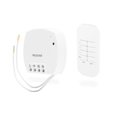 Smartwares SH4-99560 FSK 433 MHz Draadloze schakelaar, Afstandsbediening Met dimfunctie SH4-99560 Smartwares SH4-99560 FSK 433 MHz Draadloze schakelaar, Afstandsbediening Met dimfunctie SH4-99560