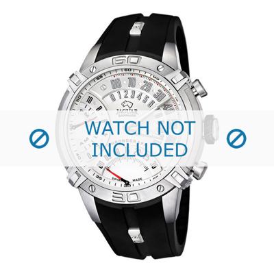 Horlogeband Jaguar J657-1 Rubber Zwart 20mm