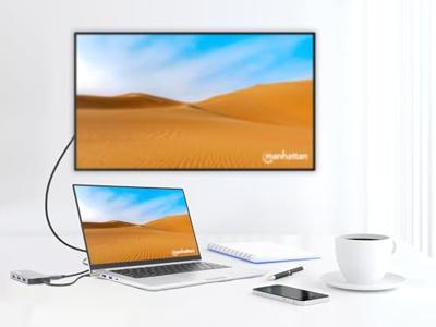 Manhattan 130615 USB-C dockingstation Geschikt voor merk (dockingstation): Universeel USB-C Power Delivery