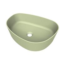 Arcqua Rocker Opbouw Waskom Organisch R 50x37 Mat Pastel Groen Arcqua - thumbnail
