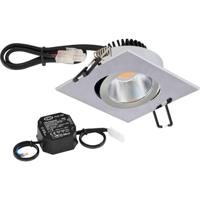 EVN PC24N91140 LED-inbouwlamp LED LED vast ingebouwd 8.4 W Chroom - thumbnail