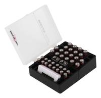 ANSMANN Premium accubox voor 4 Mignon AA of Micro AAA batterijen en batterijen – bewaardoos ter bescherming en transport Accubox met 48 stuks. 1 Stuk zwart - thumbnail