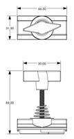 Deko Light 710056 D Line Montageadapter für Zusatzkomponenten max. 10kg 230V-railsysteemcomponenten Stroomrail 3-fasig Zwart - thumbnail