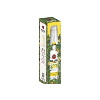 Bacardi Limon 1L + glas in Giftbox