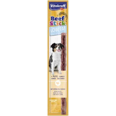 VITAKRAFT Beef Stick Low Fat with turkey - hondensnack - 12 g