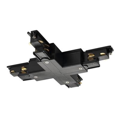 SLV 1002655 S-TRACK 230V-railsysteemcomponenten T-verbinder Zwart SLV 1002655 S-TRACK 230V-railsysteemcomponenten T-verbinder Zwart