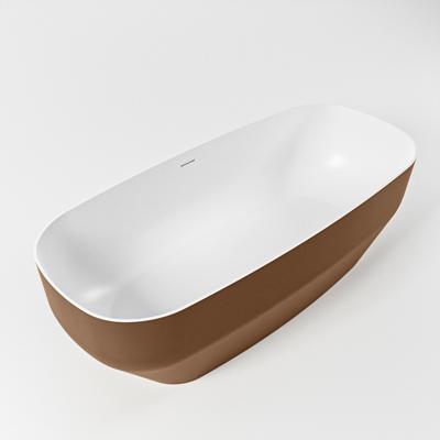 Mondiaz Stone vrijstaand bad 170x75cm kleur rust/talc Mondiaz Stone vrijstaand bad 170x75cm kleur rust/talc