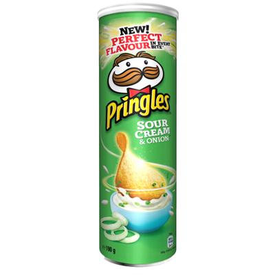 Chips pringles sour cream onion 165gr Chips pringles sour cream onion 165gr
