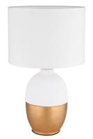 Globo Gouden tafellampValentino met wit - 21627W - thumbnail