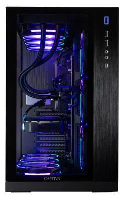 Captiva Game-PC Highend Gaming R90-455 (Ryzen 2.5 cm (1 inch) AMD Ryzen 7 7800X3D 5 GHz 32 GB RAM AMD Radeon Graphics Nvidia Extra video-adapter (model):