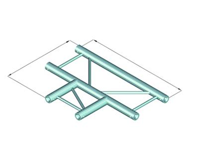ALUTRUSS DECOLOCK DQ2-SPAT35H 3-way T-Piece 90Â° bk