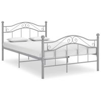 Bedframe metaal grijs 120x200 cm - thumbnail