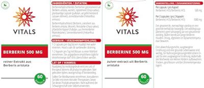 Berberine 500 mg - thumbnail