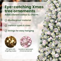 VidaXL Kunstmatige inklapbare kerstboom groen en wit 180 cm - thumbnail