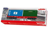 Märklin Start up 44700 H0 containerwagen van de DB AG - thumbnail